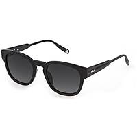 occhiali da sole Fila neri forma Tonda SFI310V703P