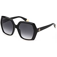 occhiali da sole Furla neri forma Esagonale SFU6200700