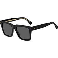 occhiali da sole Hugo Boss neri forma Quadrata 20545680753IR