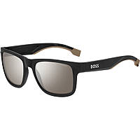 occhiali da sole Hugo Boss neri forma Rettangolare 20607608755ZV