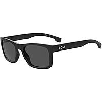 occhiali da sole Hugo Boss neri forma Rettangolare 20635580755IR