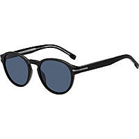occhiali da sole Hugo Boss neri forma Tonda 20597380752KU