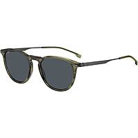 occhiali da sole Hugo neri forma Rettangolare 206804XYG52IR