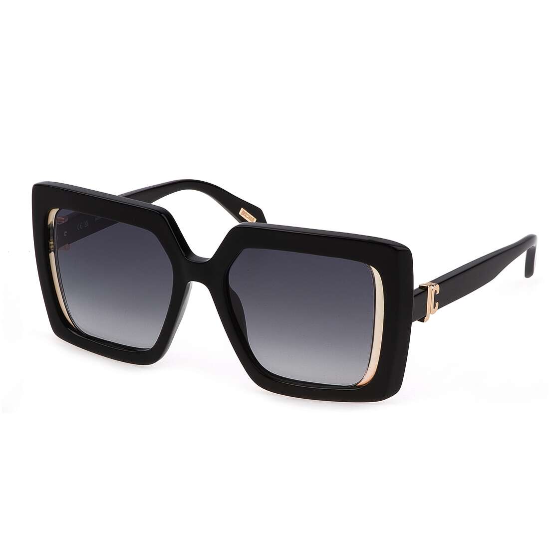 occhiali da sole Just Cavalli neri forma Quadrata SJC0270700