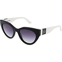 occhiali da sole Karl Lagerfeld neri forma Cat Eye 466735219004