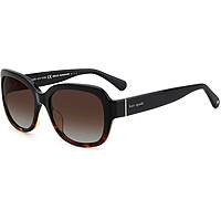 occhiali da sole Kate Spade New York neri forma Rettangolare 206096W4A55LA