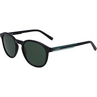 occhiali da sole Lacoste neri forma Tonda 415635021001