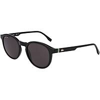 occhiali da sole Lacoste neri forma Tonda per unisex L6030S5021001