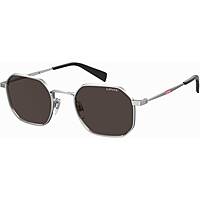 occhiali da sole Levi's neri forma Rettangolare 20625401051IR
