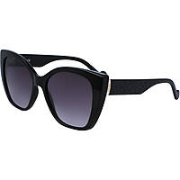 occhiali da sole Liujo neri forma Cat Eye LJ766S5617001