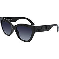 occhiali da sole Longchamp neri forma A farfalla 467885520001