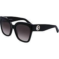 occhiali da sole Longchamp neri forma Cat Eye LO717S5521001
