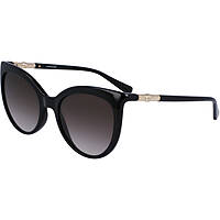 occhiali da sole Longchamp neri forma Cat Eye LO720S5420001