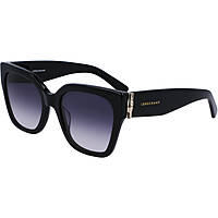 occhiali da sole Longchamp neri forma Cat Eye LO732S5520001