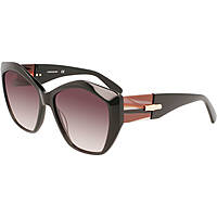 occhiali da sole Longchamp neri forma Quadrata LO712S5716001