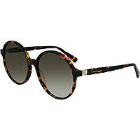occhiali da sole Longchamp neri forma Tonda 591816118242
