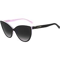 occhiali da sole Love Moschino neri forma Cat Eye 204399807579O