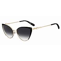 occhiali da sole Love Moschino neri forma Cat Eye 2059082M2569O