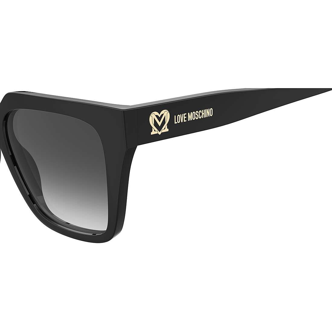 occhiali da sole Love Moschino neri forma Quadrata 205904807529O