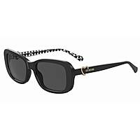 occhiali da sole Love Moschino neri forma Rettangolare 20590680755IR
