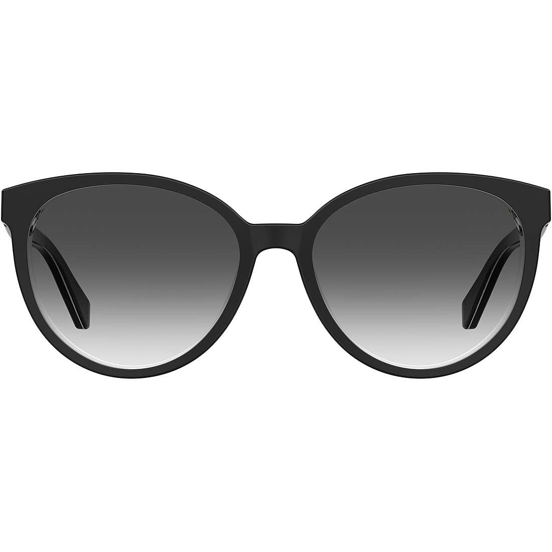 occhiali da sole Love Moschino neri forma Tonda 204397807569O