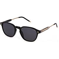 occhiali da sole Lozza neri forma Tonda SL43130700