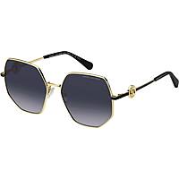 occhiali da sole Marc Jacobs neri forma A farfalla 206896RHL599O