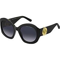 occhiali da sole Marc Jacobs neri forma A farfalla 2069542M2559O