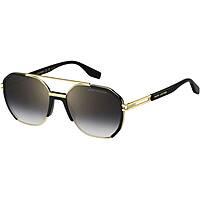 occhiali da sole Marc Jacobs neri forma Quadrata 206898RHL58FQ