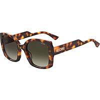 occhiali da sole Moschino neri forma Quadrata 20470905L54HA