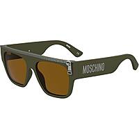 occhiali da sole Moschino neri forma Quadrata 2069711ED5670