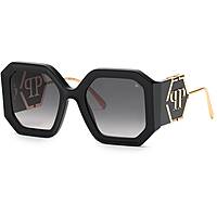 occhiali da sole Philipp Plein neri forma Esagonale SPP0670700