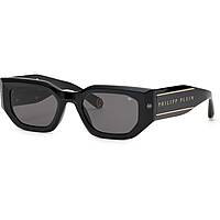 occhiali da sole Philipp Plein neri forma Quadrata SPP066M0700