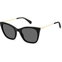 occhiali da sole Polaroid neri forma A farfalla 20570680752M9