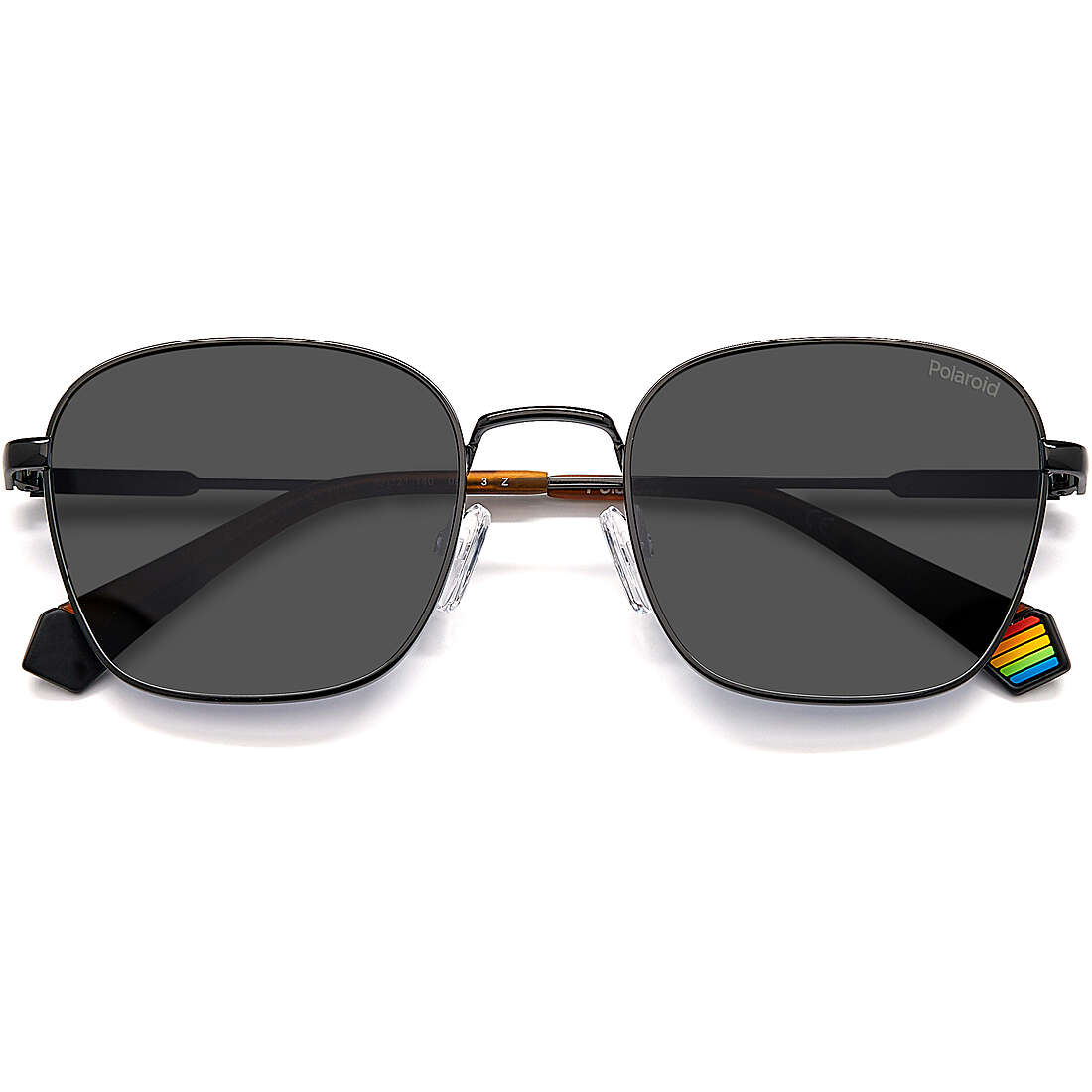occhiali da sole Polaroid neri forma Esagonale 20480980753M9