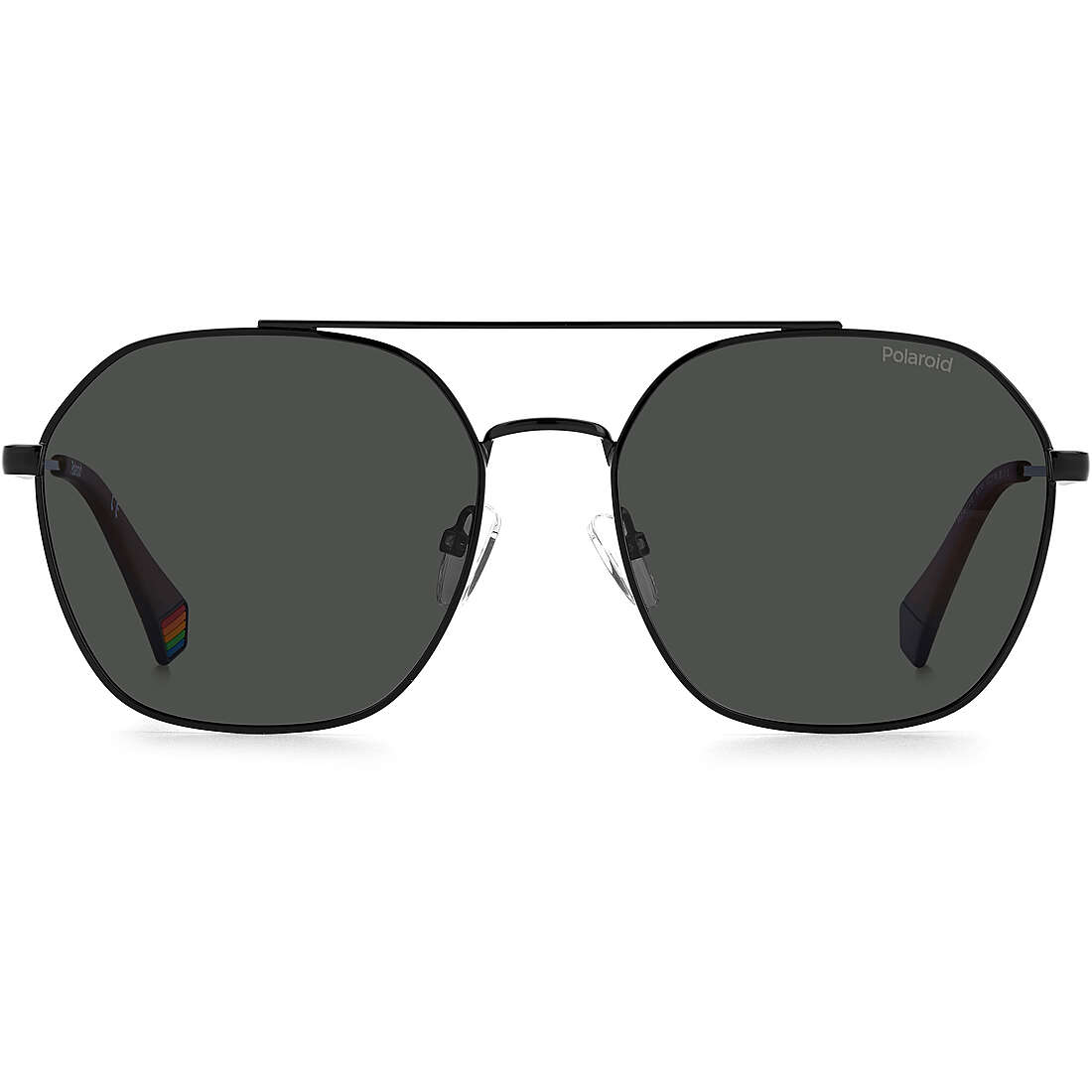 occhiali da sole Polaroid neri forma Esagonale 20481180757M9