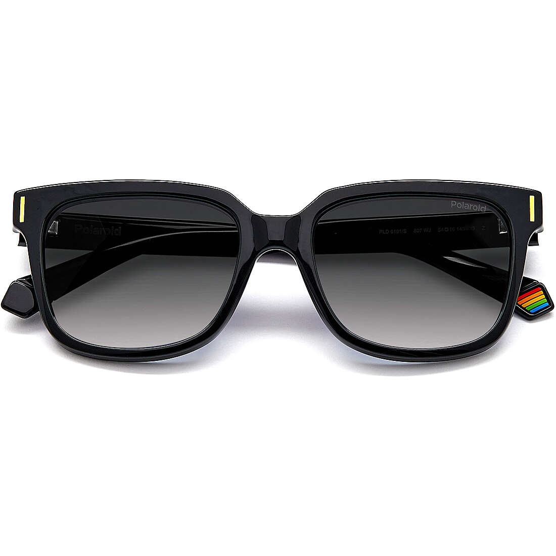 occhiali da sole Polaroid neri forma Rettangolare 20568880754WJ