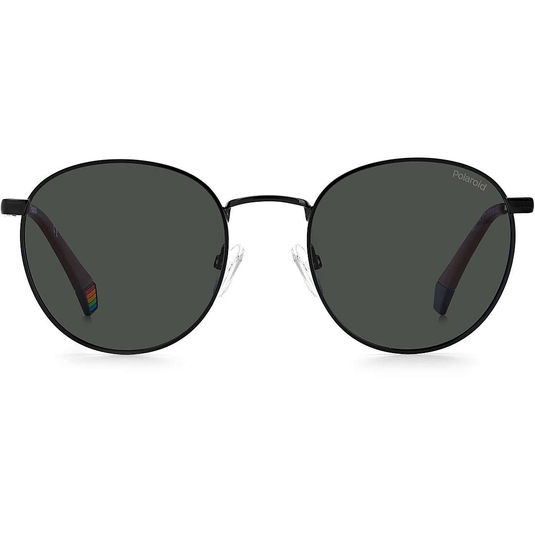occhiali da sole Polaroid neri forma Tonda 20481080751M9