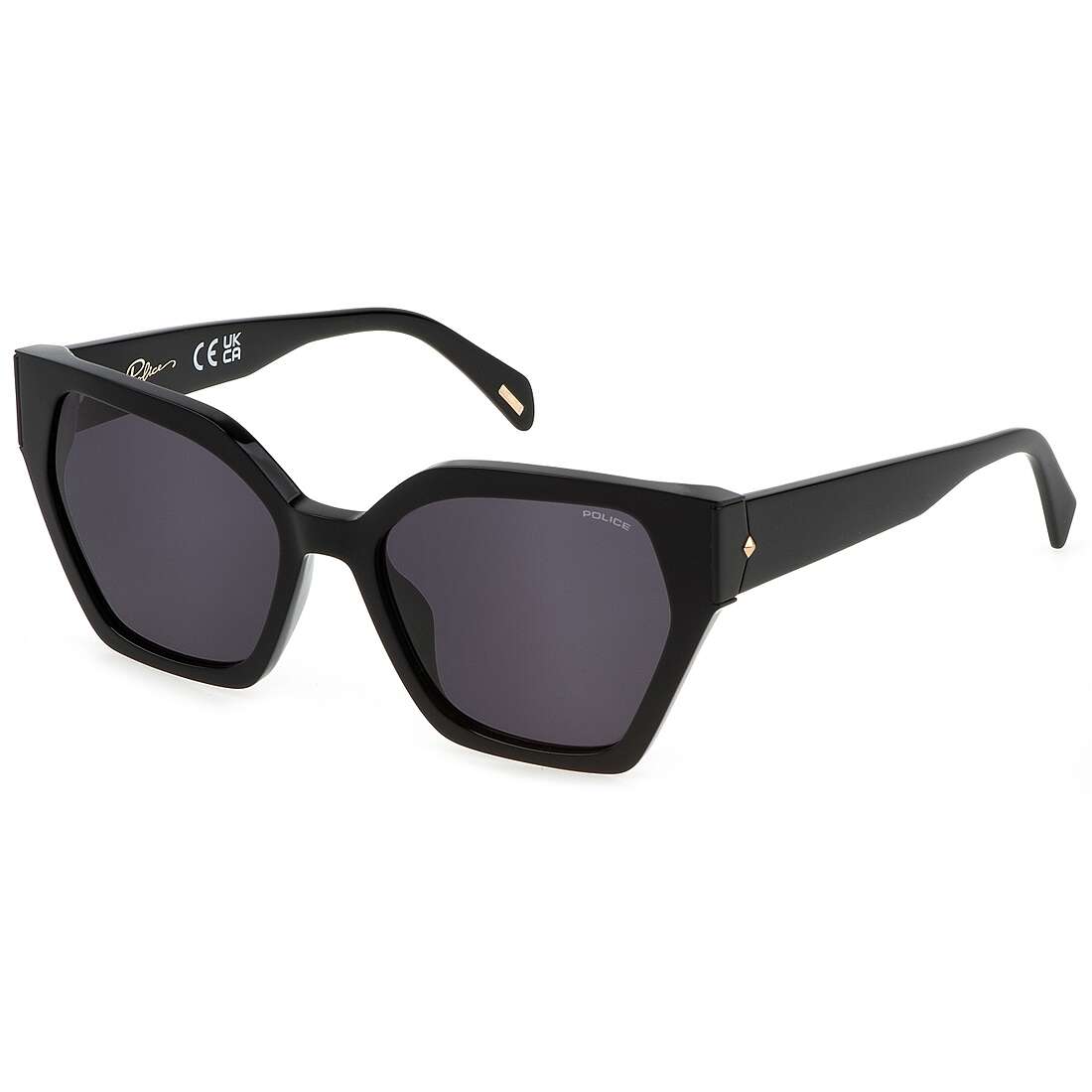 occhiali da sole Police neri forma Quadrata SPLL340700