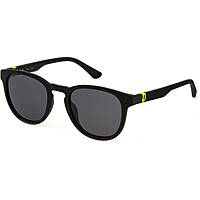 occhiali da sole Police neri forma Tonda SPLF6053U28Z