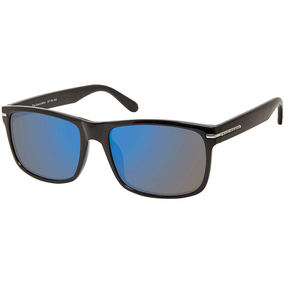 occhiali da sole Privé Revaux neri forma Rettangolare 205575807575X