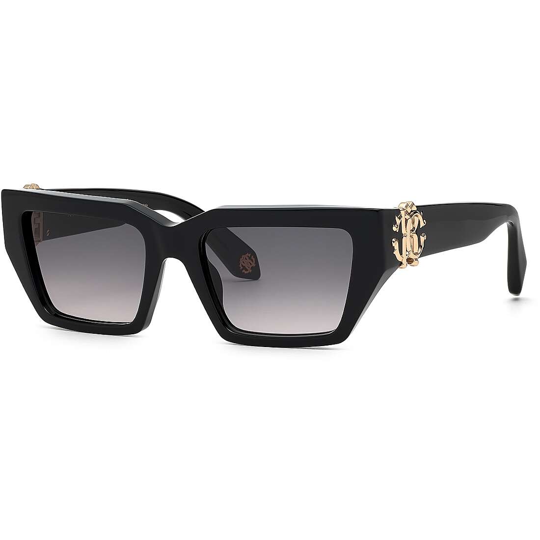 occhiali da sole Roberto Cavalli neri forma Quadrata SRC016M0700