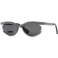 occhiali da sole Swarovski neri forma Rettangolare 5679553