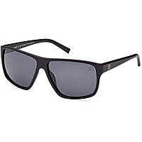occhiali da sole Timberland neri forma Quadrata TB92956102D