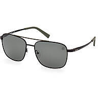 occhiali da sole Timberland neri forma Rettangolare TB93035902R