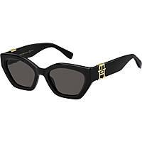 occhiali da sole Tommy Hilfiger neri forma Esagonale 20596980754IR