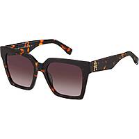 occhiali da sole Tommy Hilfiger neri forma Quadrata 20677108653HA