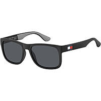 occhiali da sole Tommy Hilfiger neri forma Rettangolare 20087808A56IR