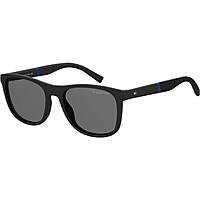 occhiali da sole Tommy Hilfiger neri forma Rettangolare 20628600354M9
