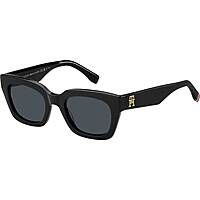occhiali da sole Tommy Hilfiger neri forma Rettangolare 20630380751IR